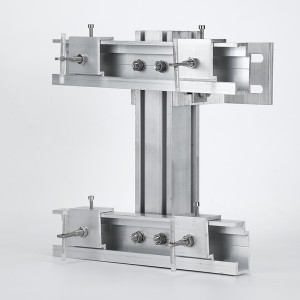 Sistema di staffe di fissaggio per rivestimento sospeso a secco in lega di alluminio brevettato dalla fabbrica di Shanghai