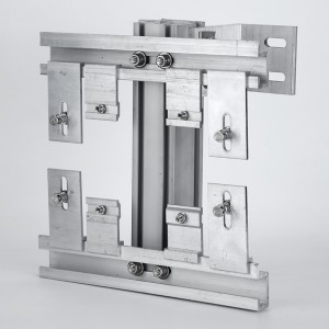 Sistema de soporte de fijación de revestimiento colgante seco de aleación de aluminio patentado por la fábrica de Shanghai